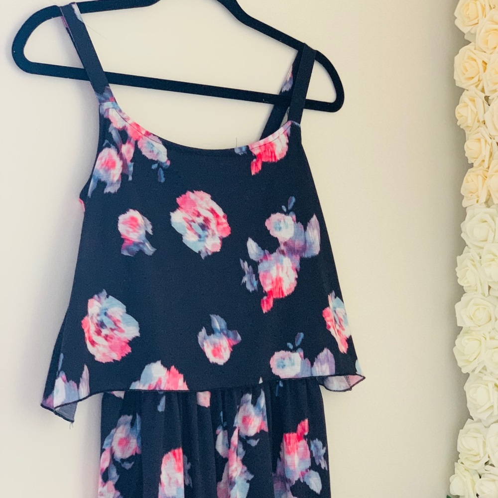 Full length floral dress